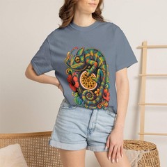 Psychedelic Passionfruit Chameleon Graphic Tee