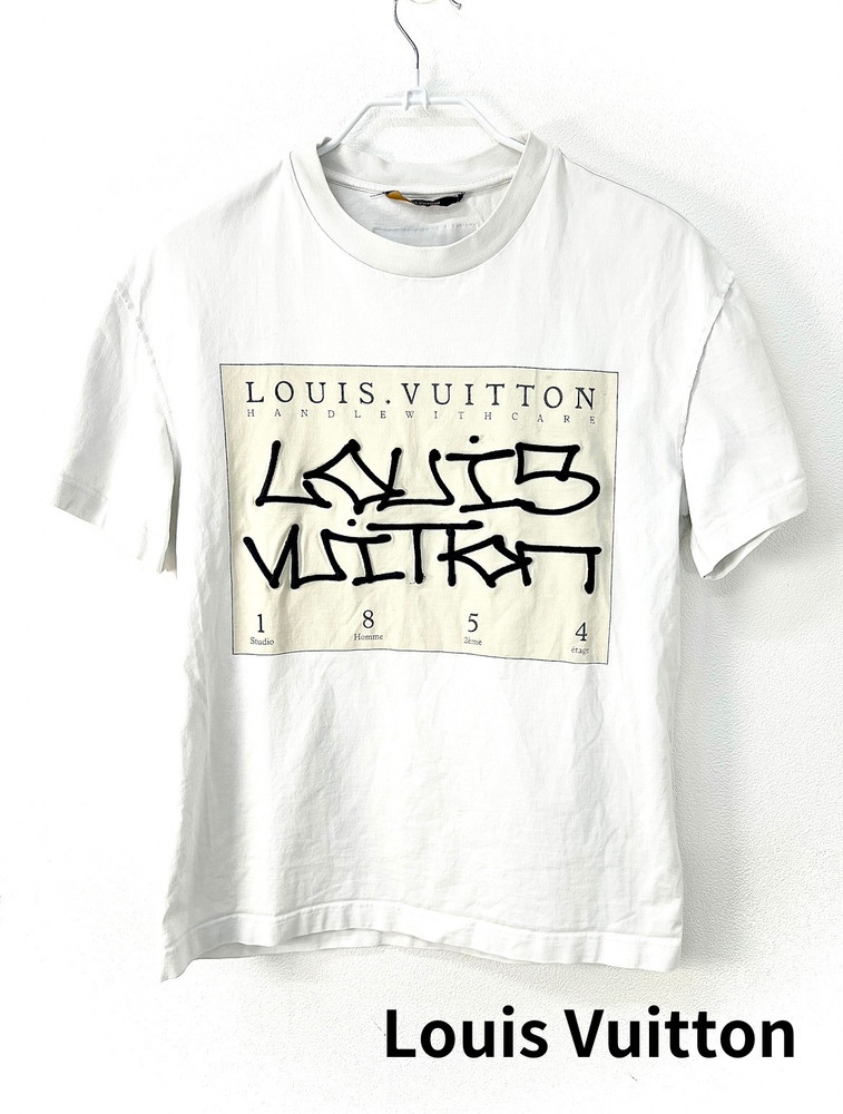 Louis Vuitton T-shirt Virgil Avreau FW22 white Authentic
