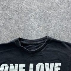 Bob Marley Zion Shirt Mens M Black One Love Graphic Crewneck Cotton Jersey