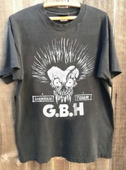 GBH punk rock tour short sleeve charcoal color T-Shirt reprint VK12507