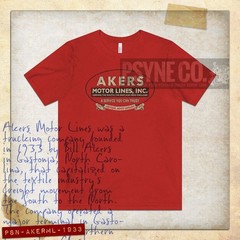 Akers Motor Lines 1933 Vintage Men’s T-Shirt