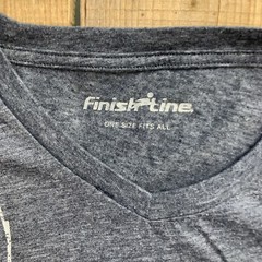 I Grabbed A Pair Finish Line T-Shirt Mens Size One Size (L) Sneakers Shoes Grey
