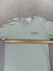 Vermont Flannel Co 100% Cotton S/S Crew Tee Shirt (Men’s Large) Made in USA