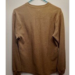 Faded Glory Long Sleeve Henley Shirt Mens Size Small 34/36