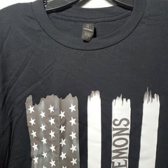 Hillbilly Demons Shirt American Flag black size Large