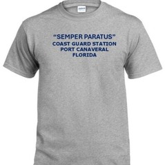 SEMPER PARATUS*COAST GUARD STATION DAUPHIN ISLAND*AL*INDIVIDUAL PT SHIRT