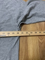 Public Rec Henley Shirt Mens Large Gray Long Sleeve Pima Cotton Tencel Stretch
