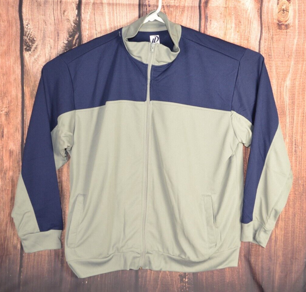 Medium InstaDry Haband Long Sleeve Blue Mens Jacket Size 2XL