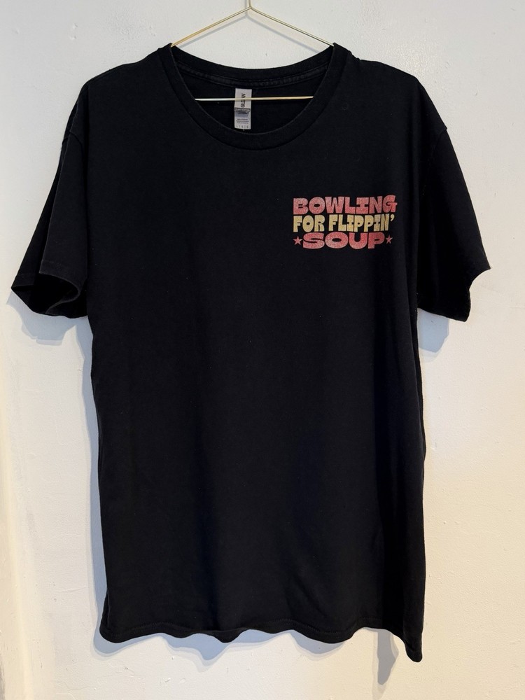 Bowling For Soup Shirt Large Jaret & Erik Acoustic Tour Mens Black Band Rock