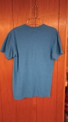 MAD ENGINE Teal Blue Funny Taco Shirt! Stretchable! Size Small