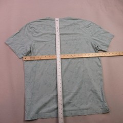 TravisMathew Men’s L Mint Green Abstract Pattern Crew Neck Short Sleeve T-Shirt