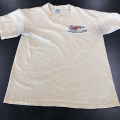 Jimmy Buffett License to Chill Tour 2004 T-Shirt Mens Size Large Yellow
