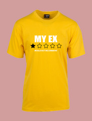 UNISEX MEN WOMENS TEE TSHIRT MY EX PARTNER BOYFRIEND GIRLFRIEND WIFE HUSBAND