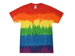 Multi-color Pride Tie Dye T-Shirts S M L XL 2XL 3XL 4XL 5XL Cotton Colortone