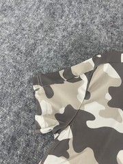 De Facto Shirt Men’s Camo 2XL Gray Green Tee Camouflage Short Sleeve Gym N304