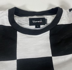 Diamond Supply Co. Black & White Checkered Long Sleeve Shirt – Men’s Large