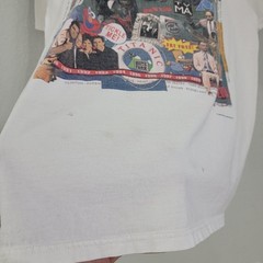 Vintage 1990-1999 Decades Collage Art Nostalgia T Shirt Men’s Size XL White
