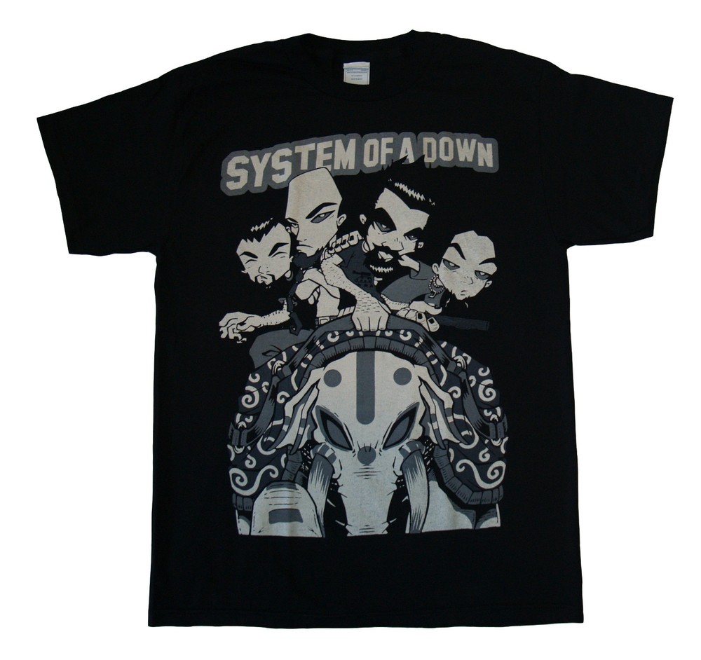 SYSTEM OF A DOWN – Animation – T SHIRT S-M-L-XL-2XL Brand New !!!