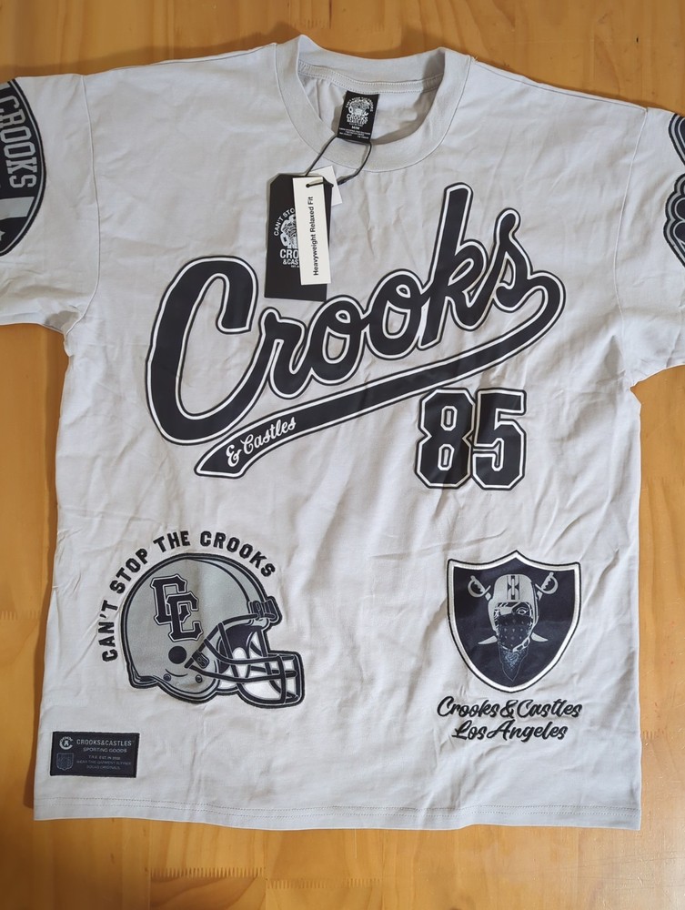 Crooks And Castles Los Angeles Raiders T Shirt Men’s Size Medium M New NWT