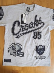 Crooks And Castles Los Angeles Raiders T Shirt Men’s Size Medium M New NWT
