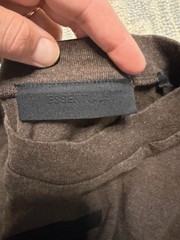 Fear of God Essentials T-Shirt XL Brown 100% Cotton FOG Short Sleeve