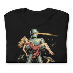 Gort T-Shirt The Day The Earth Stood Still 50s Sci-Fi Alien Robot Art Tee XS-5XL