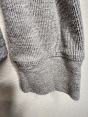 Goodthreads Long-Sleeve Waffle Henley Shirt in Gray Size M