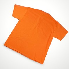 Men’s XL Solid Blank Hunting Bright Orange Cotton T-Shirt – Delta Pro Weight