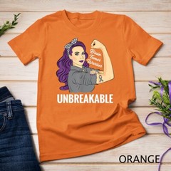 Brain Tumor Awareness Warrior Unbreakable Survivor Unisex T-shirt