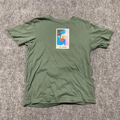 Uniqlo Disney T Shirt Mens XS Olive Green Donald Duck Casual Formal Cozy Outdoor