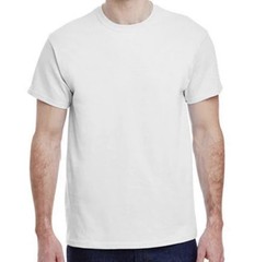 Gildan 5000 (2 Pack) Heavy Cotton Adult T Shirts White Size XL Tee Shirt NEW