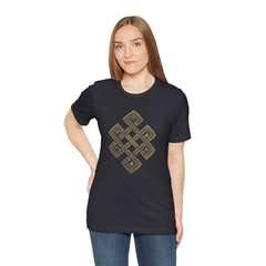 Tibetan Endless Knot T-Shirt | Buddhist Eternal Luck Symbol Unisex Tee Shirt