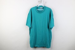 Vintage 90s Streetwear Mens XL Faded Blank Striped Short Sleeve T-Shirt USA
