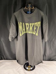 Market Arc Logo T-Shirt Men’s Size XXL Charcoal Grey Streetwear New With Tags