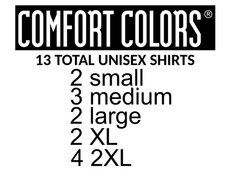 Comfort Colors C-1717 White T Shirts 13