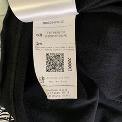 VALENTINO Size L Black Multi Color Graphic Cotton Oversized T shirt
