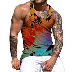 Men’s Stringer Muscle Bodybuilding Shirt Tank Top Gym Singlet Fitness Sport Vest