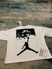 NWT Nike Air Jordan Jumpman “Air” White Graphic Loose Fit T-Shirt Men’s Sz L