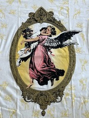 Vintage Angel Cherub All Over Print T Shirt 90s Dream Seekers XL USA