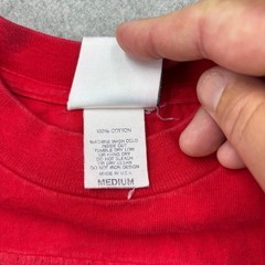 Vintage 90s Georgia Bulldogs T-Shirt Mens Medium Red Embroidered Heavyweight