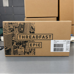 72 Piece Bulk Box Threadfast Apparel T1001 White Medium Blank T-Shirts Wholesale