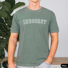 Indoor Vibes Tee Unisex Comfort Colors Tshirt Cozy Funny Comfy Shirt Lounge Wear