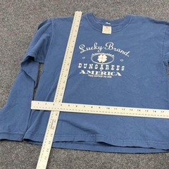 Lucky Brand Dungarees Too Tough To Die Vintage Long Sleeve Shirt