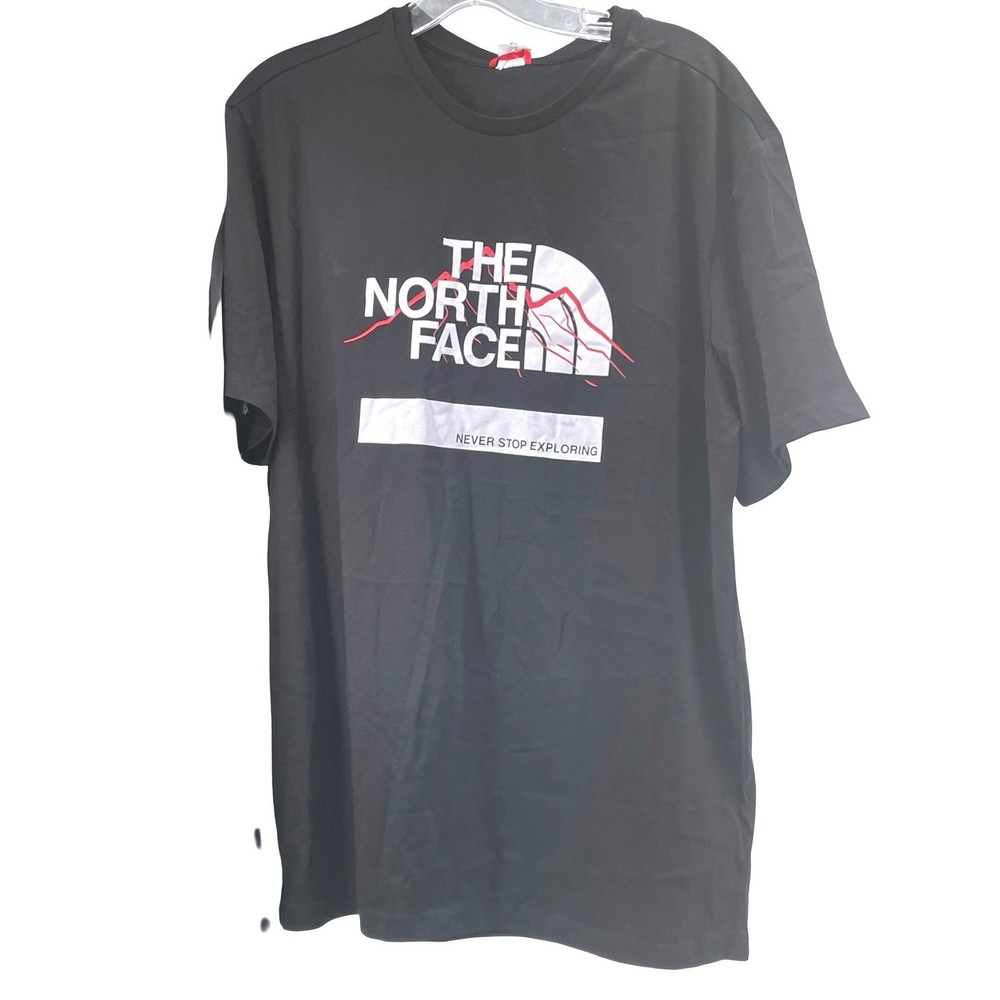 The North Face T-Shirt Never Stop Exploring LG Black NWT