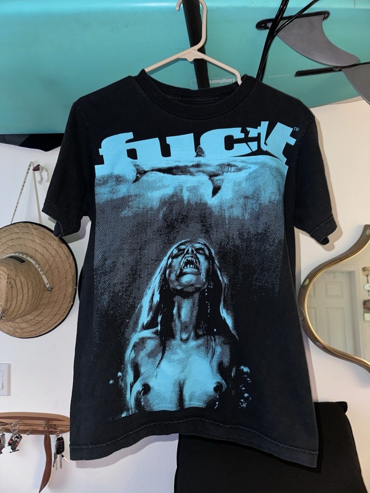 Fuct- Jaws Shark Girl Shirt – Small