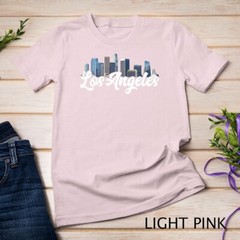 Los Angeles Skyline Architecture City Urban Graffiti Street Unisex T-shirt