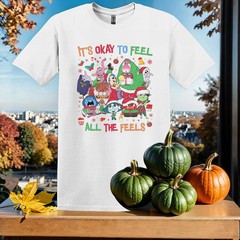 Inside Out Christmas T-shirt Men Women Unisex