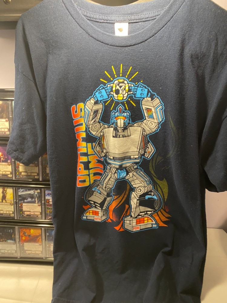 Transformers Optimus Time Back the Future mash up T-Shirt Tee Fury