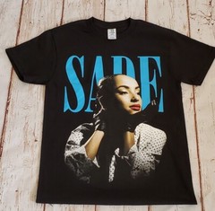NEW- SADE- BLUE LETTERS – T-SHIRT