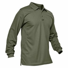 Men’s Long Sleeve Golf Polo Shirts Performance T-Shirts Winter Pullover Workwear